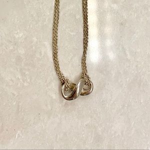 Tiffany and Co. Infinity Double Chain Pendant